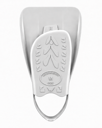 APEX+ PRO Fins — open-heel competitive swim fin, Pearl White